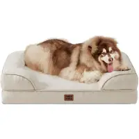Merkloos Orthopädisches Hundebett XXL – Mit Memory-Schaum und wasserdichter Bezug