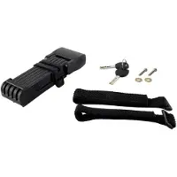Sonstiges Faltbares Fahrradschloss Stahl/ABS 76,7 cm, schwarz