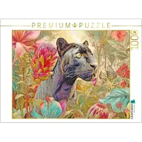 CALVENDO Puzzle Dschungeltiere Wunderwelt | 1000 Teile Lege-Größe 64 × 48 cm Foto-Puzzle für glückliche Stunden