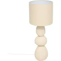 Atmosphera Keramik-Stehlampe ALITHA, Ø 38 x 100 cm, beige