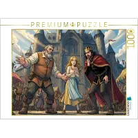 CALVENDO Puzzle Der Müller verspricht Gold aus Stroh | 1000 Teile Lege-Größe 64 × 48 cm Foto-Puzzle für glückliche Stunden