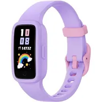BIGGERFIVE Vigor 3 Kinder Smartwatch mit AMOLED Screen Mädchen 5-12 Jahre Violett