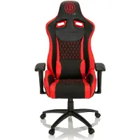 Dripio Gaming-Stuhl SX 04, Stoff/Kunstleder, Schwarz/Rot