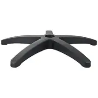 Dripio Bürostuhl-Fußkreuz, 5-armig, schwarz, Nylon, Ø 60 cm