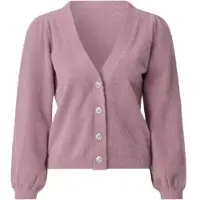 Witt Strickjacke "Strickjacke Cardigan", Damen, Gr. 46, rosa (mauve), Elegant, V-Ausschnitt, Strickjacken Strickjacke
