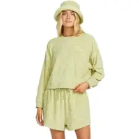 Billabong Sweatshirt "Sun Tempo", Damen, Gr. XL, grün (wasabi), Obermaterial:70% Baumwolle, 30% Polyester., Sweatshirts Sweatshirt