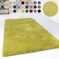 Esprit Hochflor-Teppich "Relaxx ESP-4150" Gr. 2, gelb (senfgelb), B:80cm H:25mm L:150cm, Kunstfaser, Teppiche, Hochflor-Teppich, Wohnzimmer, sehr große Farbauswahl, weicher dichter Hochflor