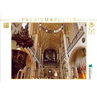 CALVENDO Puzzle Wittenberg, Schlosskirche | 500 Teile Lege-Größe 48 × 36 cm Foto-Puzzle für Erwachsene