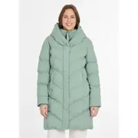 Ragwear Steppmantel "NATALKA", Damen, Gr. XXL, grün (dusty grün), Steppware, Obermaterial: 100% Polyester, unifarben, knielang, Mäntel Steppmantel, verdeckter Reißverschluss