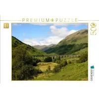 CALVENDO Puzzle Glenfinnan Viaduct - Loch Shiel | 500 Teile Lege-Größe 48 × 36 cm Foto-Puzzle für Erwachsene