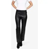 Sportalm Lederimitathose KITZBÜHEL, Damen, Gr. 46, N-Gr, schwarz, Web, Obermaterial: 100% Polyester, clean, unifarben, regular fit lang, Hosen Lederimitathose, mit gerader Beinform