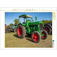 CALVENDO Puzzle Nostalgie in Grün | 1000 Teile Lege-Größe 64 × 48 cm Foto-Puzzle für glückliche Stunden