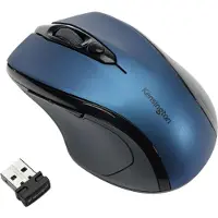 Kensington Pro Fit kabellose Mid-Size-Maus – saphirblau, Optisch, RF Wireless, 1600 DPI, Blau