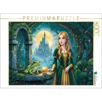 CALVENDO Puzzle Der Frosch bringt die Kugel zurück | 2000 Teile Lege-Größe 90 × 67 cm Foto-Puzzle für glückliche Stunden
