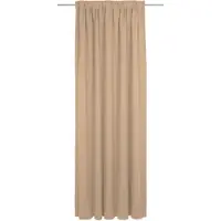Wirth Vorhang "Sunday, 1 Stück, Multifunktionsband, halbtransparent, nach Maß", orange (terra), B:142cm H:335cm, Jacquard, Baumwolle, Polyester, Gardinen, Vorhang, nach Maß