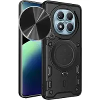 Techsuit CamGuard Pro Hülle für Xiaomi Redmi Note 14 Pro 4G / Poco F7 – schwarz