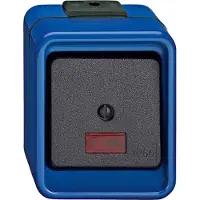 Merten 375975 Elektroschalter 1P Schwarz - Blau (375975)