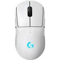 Logitech G PRO 2 LIGHTSPEED Mouse, Beidhändig, Optisch, RF Wireless, 32000 DPI, 1 ms, Weiß