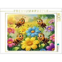 CALVENDO Puzzle Mit Super‑Summkraft gegen schlechte Laune! | 1000 Teile Lege-Größe 64 × 48 cm Foto-Puzzle für glückliche Stunden