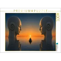 CALVENDO Puzzle Zwischen zwei Welten | 1000 Teile Lege-Größe 64 × 48 cm Foto-Puzzle für glückliche Stunden