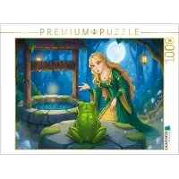 CALVENDO Puzzle Der Frosch fordert sein Versprechen ein | 1000 Teile Lege-Größe 64 × 48 cm Foto-Puzzle für glückliche Stunden
