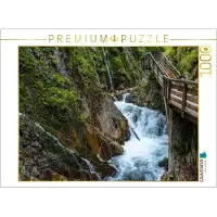 CALVENDO Puzzle Naturerlebnis Wimbachklamm | 1000 Teile Lege-Größe 64 × 48 cm Foto-Puzzle für glückliche Stunden