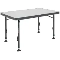 Dripio Klapptisch 101x65 cm, Melamin, Aluminiumrahmen, schwarz
