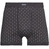 Witt Schlüpfer "Hose kurz Hose kurz 2 Stück", Herren, Gr. 9, 2 Stk., Feinripp, schwarz-weiß (anthrazit, bedruckt), Feinripp, , Unterhosen Schlüpfer