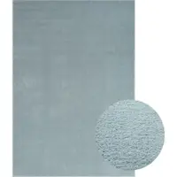 Merinos Teppich "Loft 37, Kunstfellteppich", blau, B:80cm H:16mm L:150cm, Polyester, Teppiche, Teppich, weich und kuschelig, Fell Haptik, Anti-Rutsch-Unterseite