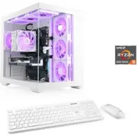 CSL PC "Vitrum Advanced V24470", weiß, Microsoft Windows 11 Home (64 Bit), NVIDIA GeForce RTX 5060, 16 GB RAM 500 GB SSD, Desktop-PCs, PC