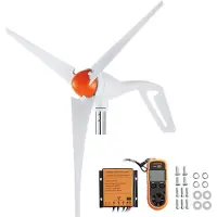 OEM 500W Windturbine-Generator, 12V, 3-Blatt, MPPT-Controller