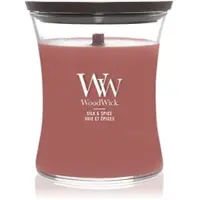 Woodwick Silk & Spice Duftkerze mit Holzdocht 275 g
