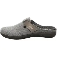 Rohde Pantoffel "Bari" Hausschuh, Clog mit Klettverschluss-Riemchen