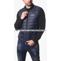 EA7 für Herren. 8NPQ06_PNGPZ Core Identity Faltweste navy (4XL), Lässig, Polyamid, Marine