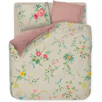 OEM Bettwäsche-Set Fleur Grandeur, 200x200 cm + 2x 80x80 cm, Khaki