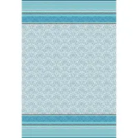 OEM Foulard aus Baumwolle, Blau, 350x270 cm