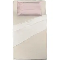 OEM Bettwäscheset 1/2 P, 100% Baumwolle, rosa, mit Kissenbezug