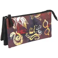 Cerdá Group Multi Functional Flat Case 3 Pockets Harry Potter Brown One Size
