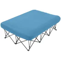Merkloos Campingbett Luftbett Faltbares Reisebett - 1-2 Personen - Blau