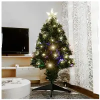 OEM Weihnachtsbaum aus Glasfaser, kaltweiß, 90 cm