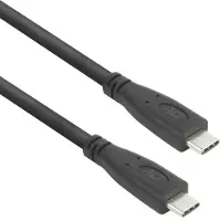 ACT AC7445, 5 m, USB C, USB C, USB 3.2 Gen 2 (3.1 Gen 2), 10 Gbit/s, Schwarz