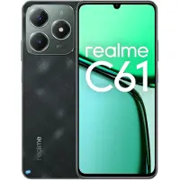 Realme C61 Smartphone, 6 GB RAM, 256 GB Speicher, 90 Hz Bildwiederholrate, 50 MP Kamera, 5000 mAh Akku, Dual-SIM, 4G, Fingerabdrucksensor, NFC