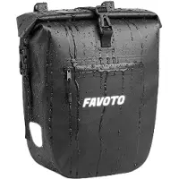 Merkloos Fahrradtasche Gepäckträgertasche Doppeltasche - 24 Liter - Wasserdicht - Abnehmbarer Schultergurt - Für Fahrrad und E-Bike