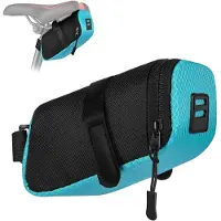 Merkloos Fahrrad-Satteltasche – Leichte Mini-Tasche – 100% Polyester – Blau – Für Rennräder und Mountainbikes