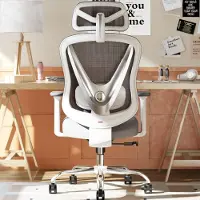 OEM Ergonomischer Bürostuhl mit 3D-Lendenstütze, weiß
