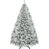 OEM Kunstkerstboom mit Schnee, 1346 Zweige, 229 cm, mit Ständer