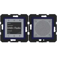 Hager WAN6110C06 Radio Touch UP DAB+, Bluetooth m. Lautsprecher,A.x/C.x, ocean, halbglänzend