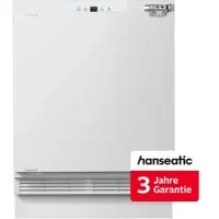 Hanseatic Einbaukühlschrank "-Unterbau-Festtür, HEKS8260E", Energieeffizienz: E, silber (weiß), Rechtsanschlag, wechselbar, Kühlschränke, inkl. 3 Jahre Herstellergarantie, Einbaukühlschrank