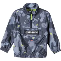 MINOTI - Windjacke für Jungen, mit kurzem Reißverschluss MN520 (146) (Schwarz)