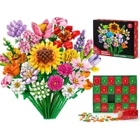 Merkloos Adventskalender 2026 mit 24 einzigartigen Blumen für kreative Geschenke